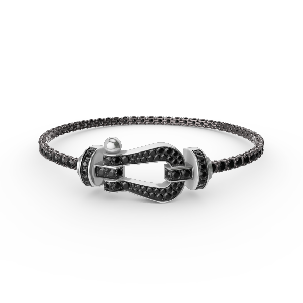 Loco FORCE  LARGE HORSESHOE FULL DIAMOND TENNIS BRACELET